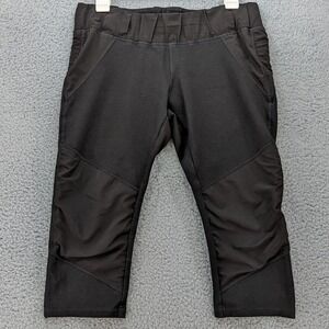 5.11 511 Tactical Capri Leggings Womens Medium Black Cropped Activewear Pants